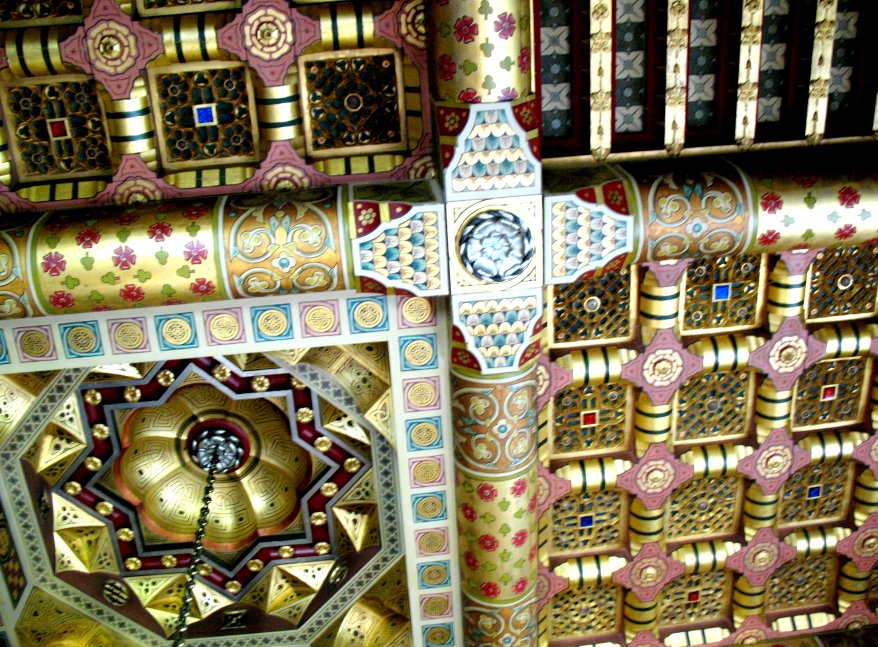 Ceiling at Cardiff Castle photograph